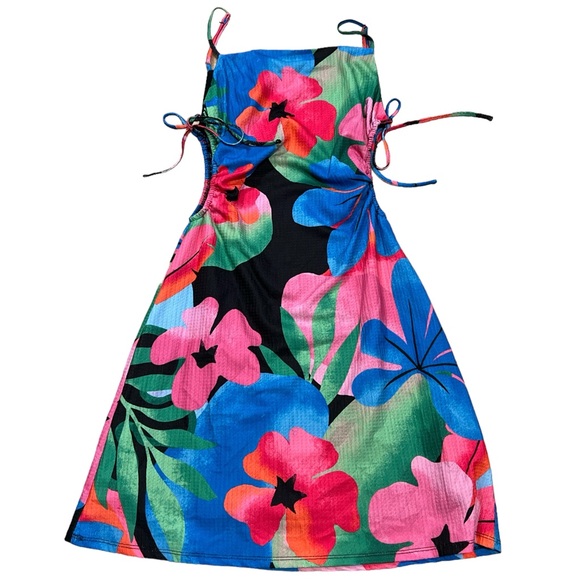 GB tropical cutout side mini dress - Picture 2 of 6